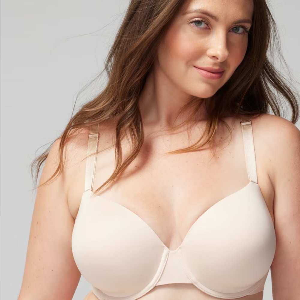 SOMA Vanishing 360 Perfect Coverage Nude Bra.